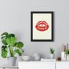 Framed Simmer Down & Pucker Up poster