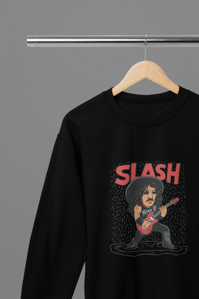 Slash T-Shirt/Sweatshirt - Poster Kingz - S - Design 1 Sweatshirt - Black