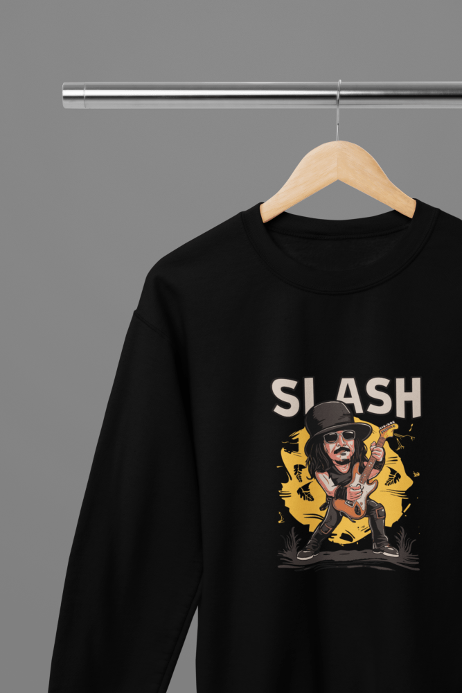 Slash T-Shirt/Sweatshirt - Poster Kingz - S - Design 2 Sweatshirt - Black