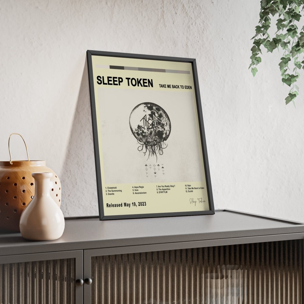 Sleep Token - Take Me Back to Eden Album Cover Poster - Poster Kingz - A5 (unframed) - White - 