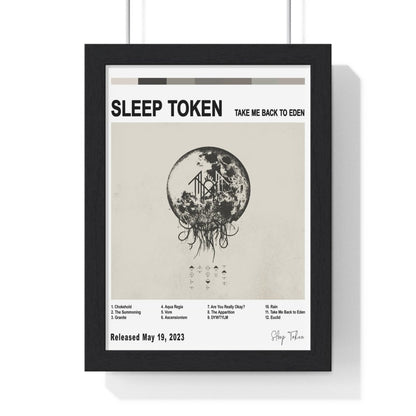 Sleep Token - Take Me Back to Eden Album Cover Poster - Poster Kingz - A5 (unframed) - White - 