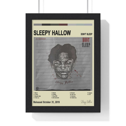 Sleepy Hallow Album Cover Poster - Poster Kingz - A5 (unframed) - Vintage - DON'T SLEEP