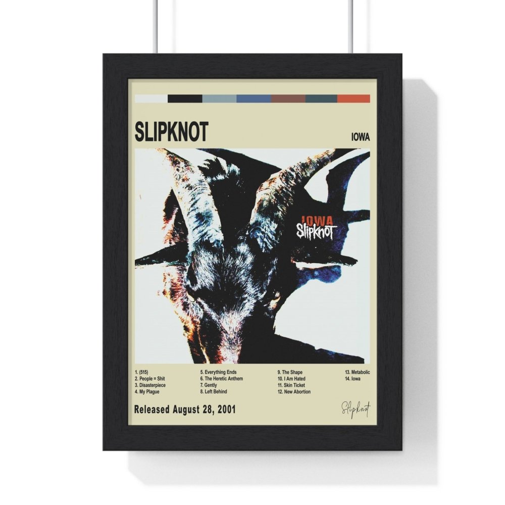 Slipknot - Iowa Album Cover Poster - Poster Kingz - A5 (unframed) - Vintage - 