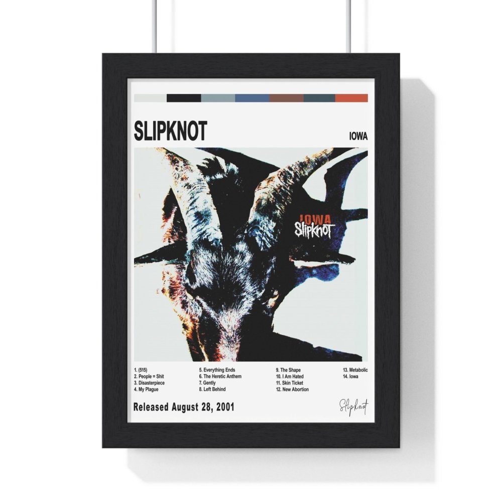 Slipknot - Iowa Album Cover Poster - Poster Kingz - A5 (unframed) - White - 