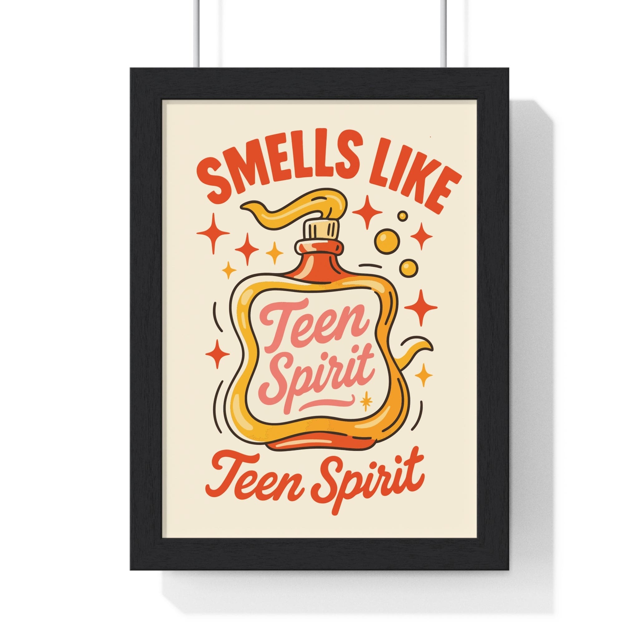 Nirvana Inspired Poster | Smells Like Teen Spirit Wall Art