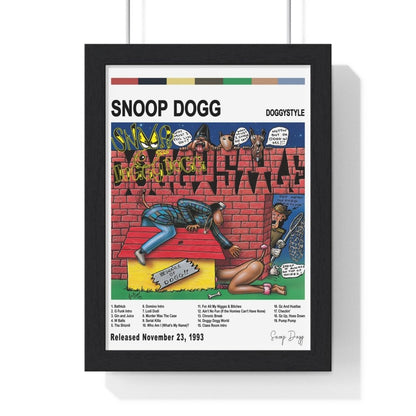 Snoop Dogg - Doggystyle Album Cover Poster - Poster Kingz - A5 (unframed) - White - 