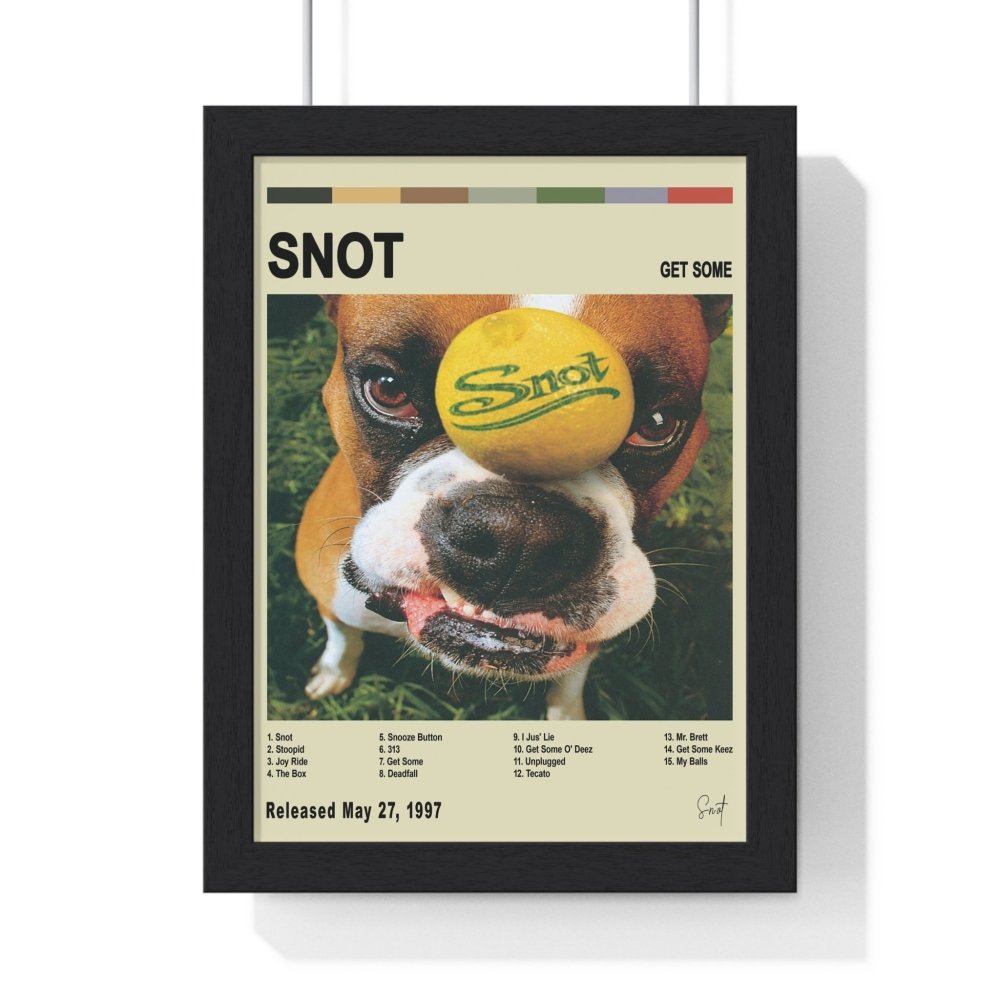 Snot - Get Some Album Cover Poster - Poster Kingz - A5 (unframed) - Vintage - 