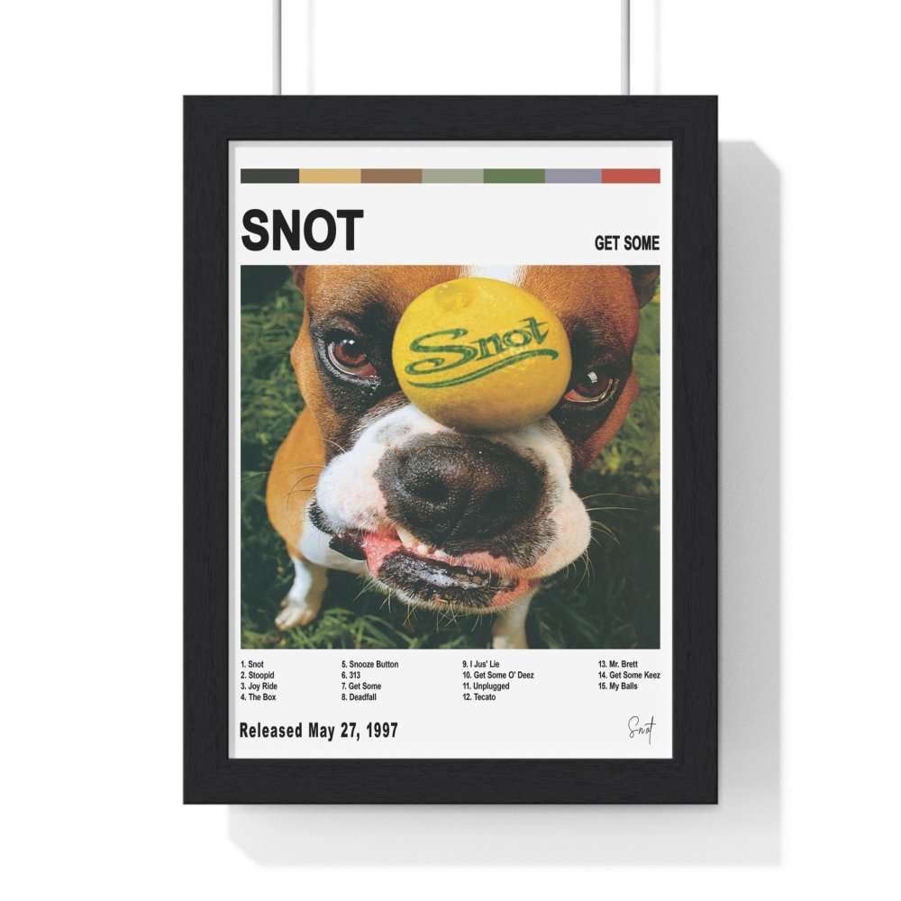 Snot - Get Some Album Cover Poster - Poster Kingz - A5 (unframed) - White - 