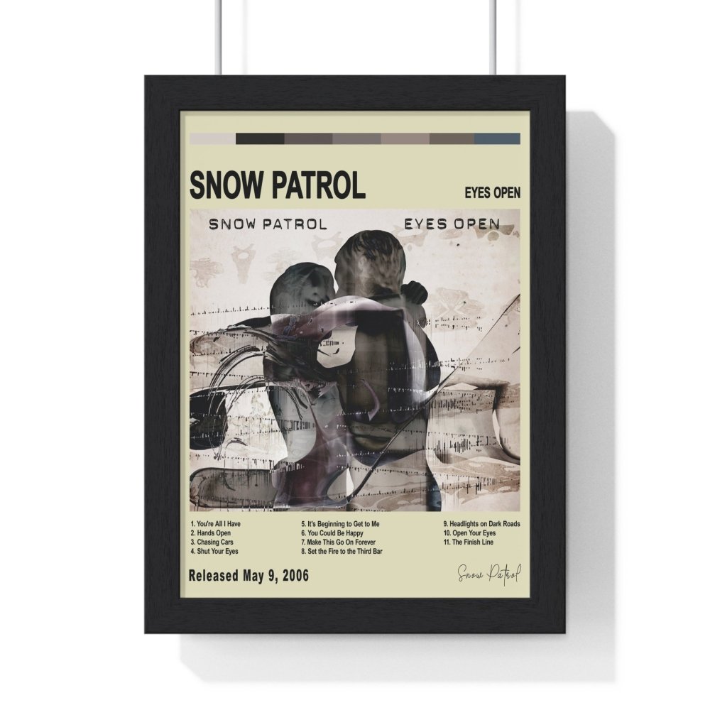 Snow Patrol - Eyes Open Album Cover Poster - Poster Kingz - A5 (unframed) - Vintage - 