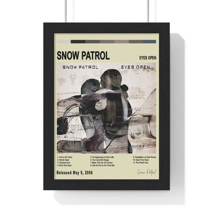 Snow Patrol - Eyes Open Album Cover Poster - Poster Kingz - A5 (unframed) - Vintage - 