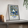 Framed SoFi Stadium LA Rams Stadium map print