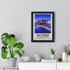 Framed SoFi Stadium Los Angeles Chargers poster