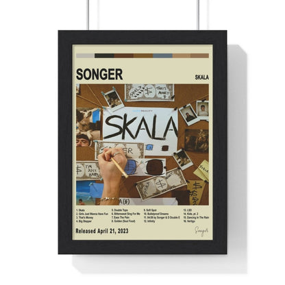 Songer - SKALA Album Cover Poster - Poster Kingz - A5 (unframed) - Vintage - 