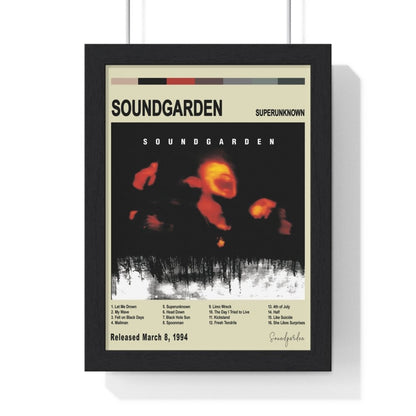 Soundgarden - Superunknown Album Cover Poster - Poster Kingz - A5 (unframed) - Vintage - 