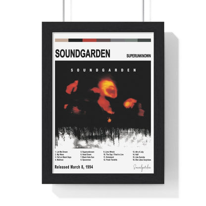 Soundgarden - Superunknown Album Cover Poster - Poster Kingz - A5 (unframed) - White - 