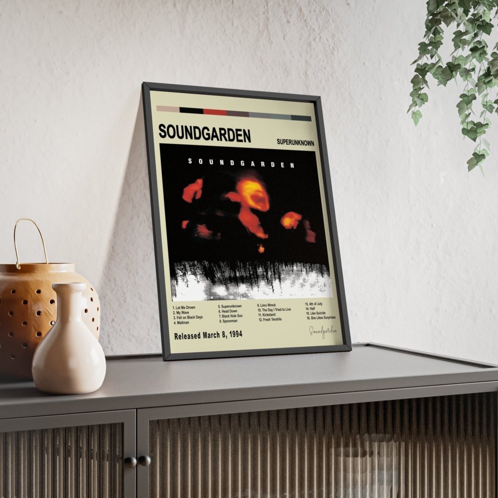 Soundgarden - Superunknown Album Cover Poster - Poster Kingz - A5 (unframed) - White - 