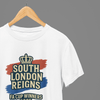 Black t-shirt with South London Reigns - FA Cup Winners 2025 or Sweatshirt