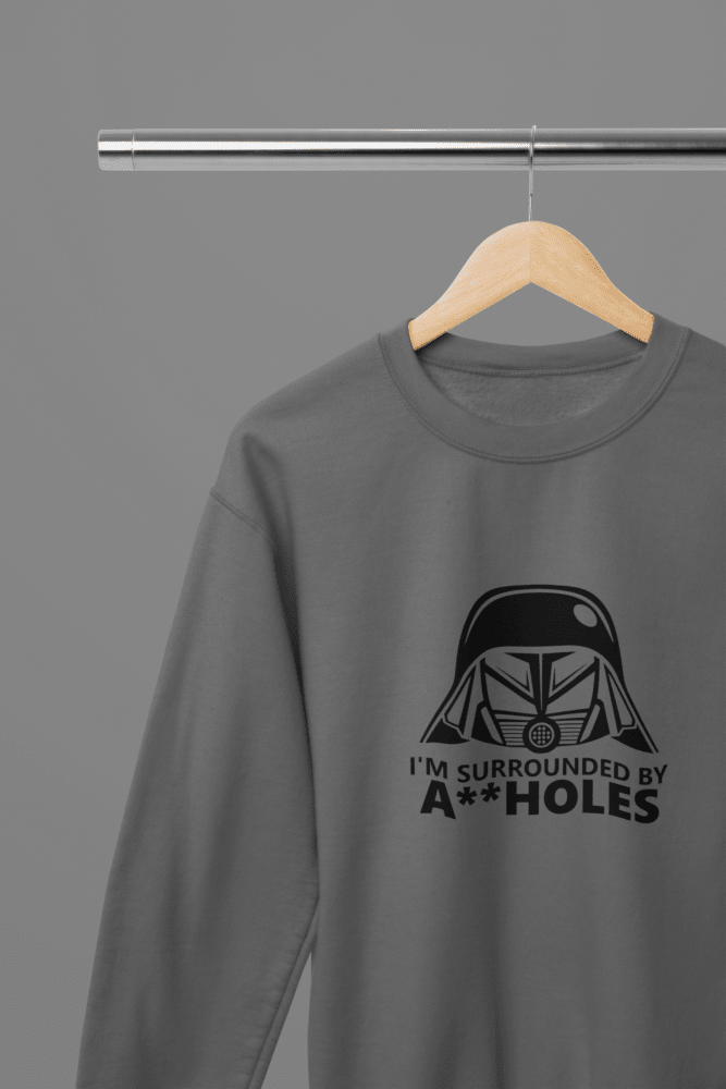 Grey t-shirt with Spaceballs - Helmet /Sweatshirt