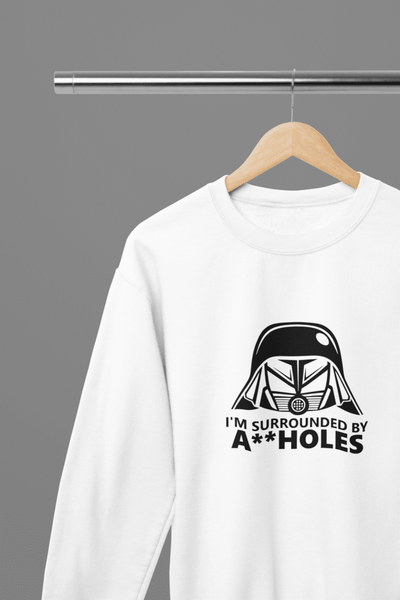 White t-shirt with Spaceballs - Helmet /Sweatshirt