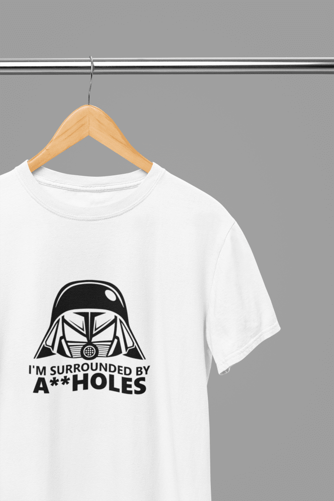 White t-shirt with Spaceballs - Helmet /Sweatshirt