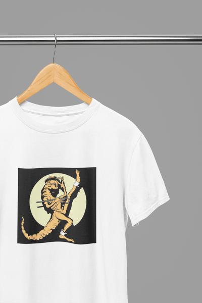 White t-shirt with Spaceballs - Official Movie Comfortable Graphic in Soft Breathable Fabric