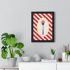 Framed Spaghetti Fork Kitchen Print - Italian Food print