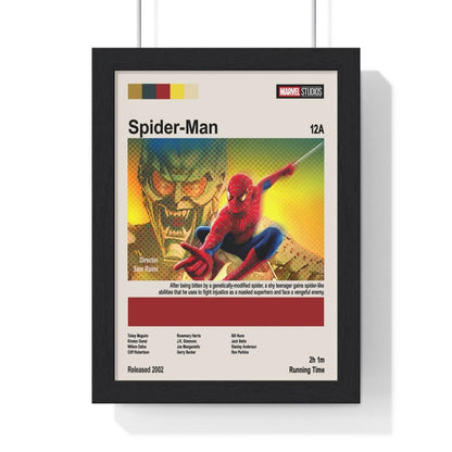 Spider - Man Tobey Maguire Poster – Iconic Superhero Art Print - Poster Kingz - A5 (unframed) - Siderman 1 2002 - 