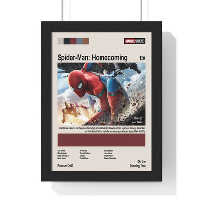 Spider - Man Tom Holland Poster – Modern Superhero Art Print - Poster Kingz - A5 (unframed) - Homecoming - 