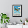 Framed Spitfire poster
