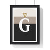 Framed Split the G - Guinness Inspired Irish Pub Print print