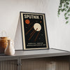 Framed Sputnik 1 poster