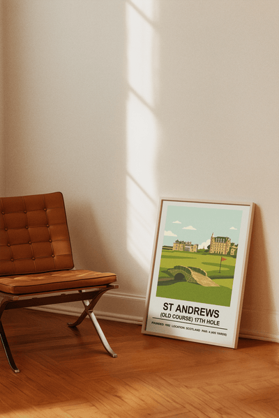 St Andrews – 17th Hole Print - Poster Kingz - A5 (unframed) 5.8 × 8.3 in - 