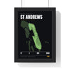 St Andrews 17th Hole print framed in a black frame, ready to hang