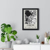 Framed St James' Park Stadium map print