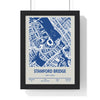 Stamford Bridge Stadium Map Print