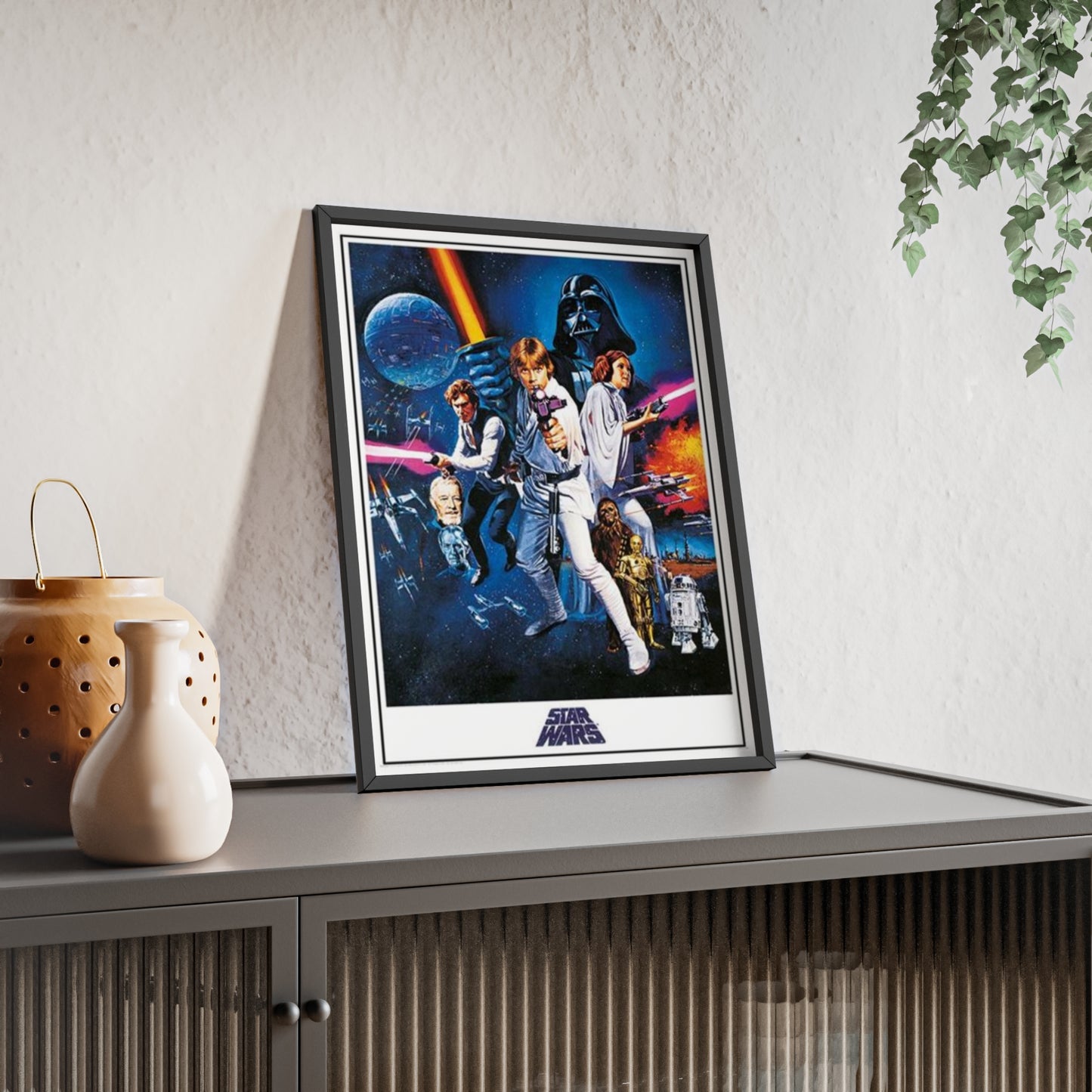 Star Wars A New Hope Star Wars poster lifestyle mockup