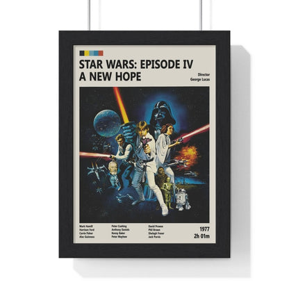 Star Wars A New Hope – Science Fiction Art Print - Poster Kingz - A5 (Poster) - 