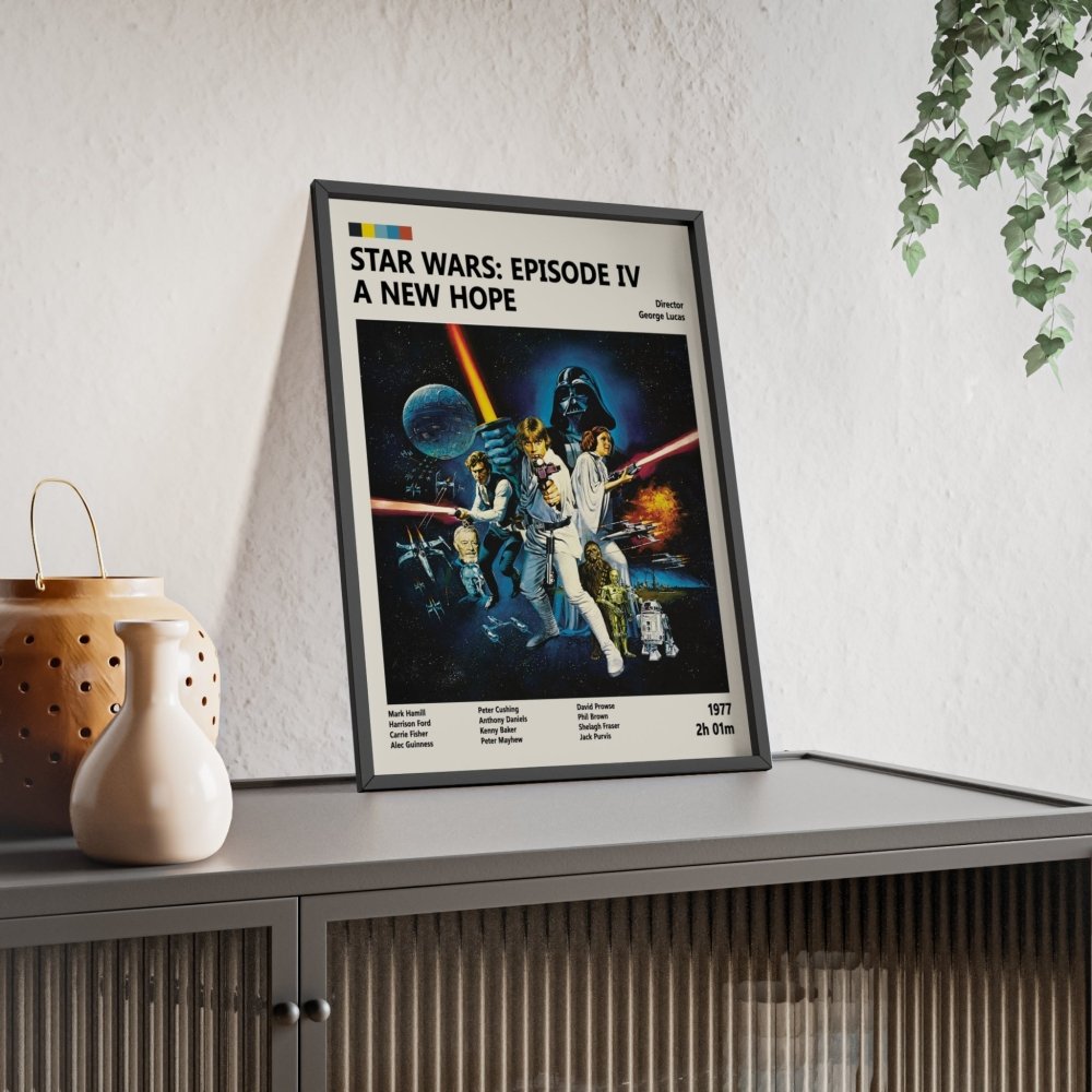 Star Wars A New Hope – Science Fiction Art Print - Poster Kingz - A5 (Poster) - 