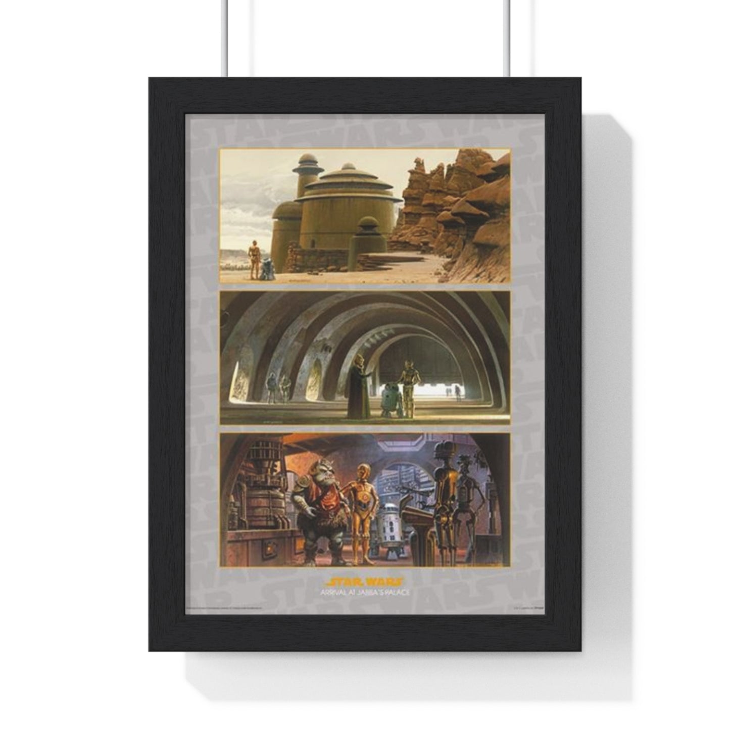 Star Wars Arrival at Jabba's Palace Star Wars 30x40cm poster framed main image
