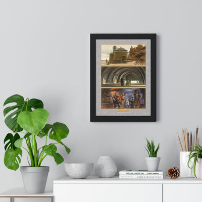 Star Wars Arrival at Jabba's Palace Star Wars poster wall art mockup