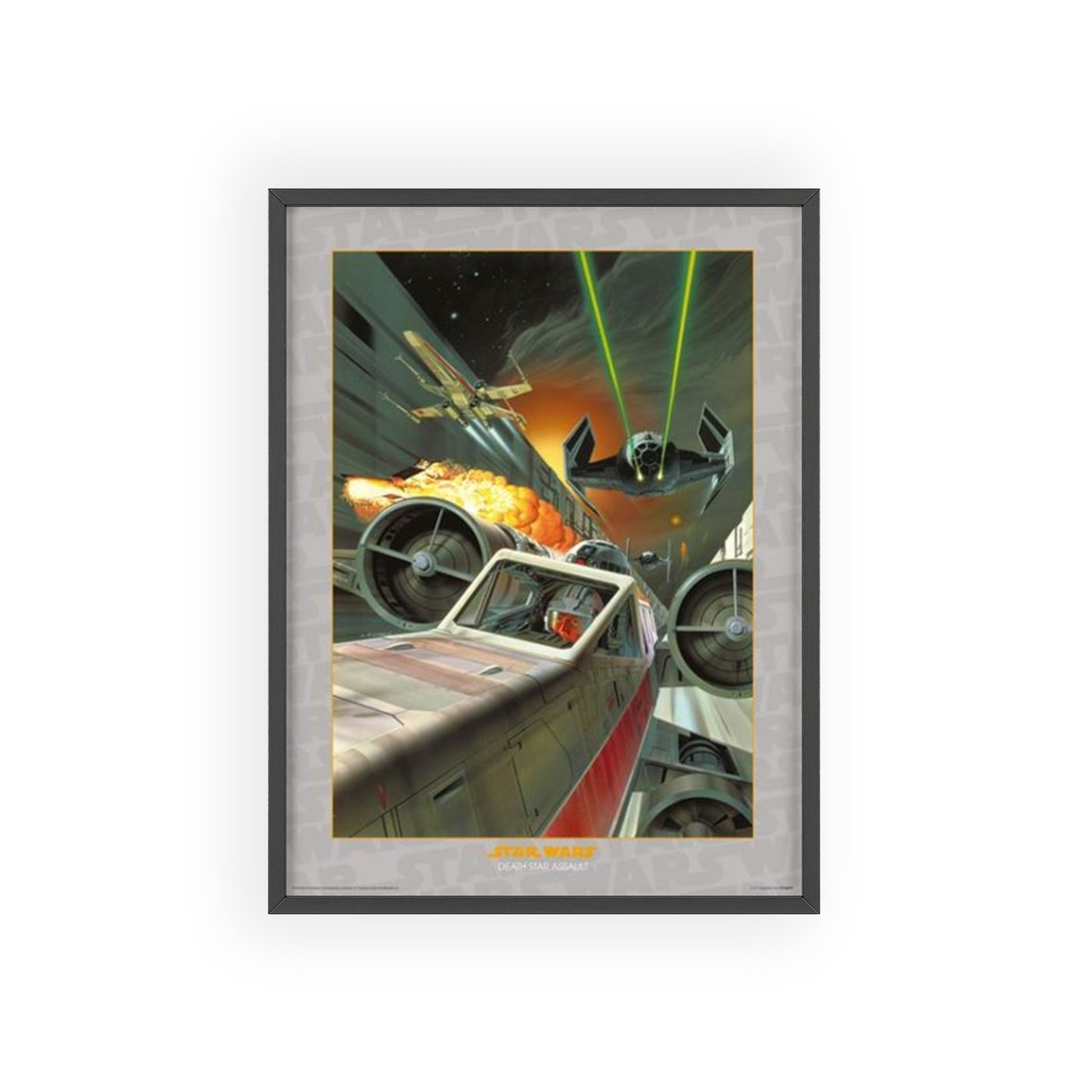 Star Wars Death Star Assault Star Wars 30x40cm poster framed main image