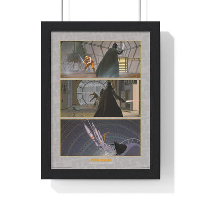 Star Wars Luke Battles Darth Vader Star Wars 30x40cm poster framed main image