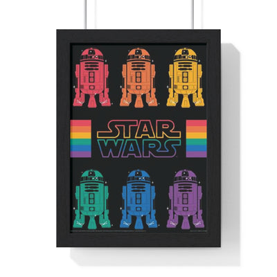 Star Wars Pride (R2-D2 Rainbow) Star Wars 30x40cm poster framed main image