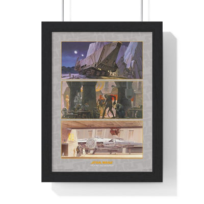 Star Wars Tatooine and Mos Eisley Star Wars 30x40cm poster framed main image
