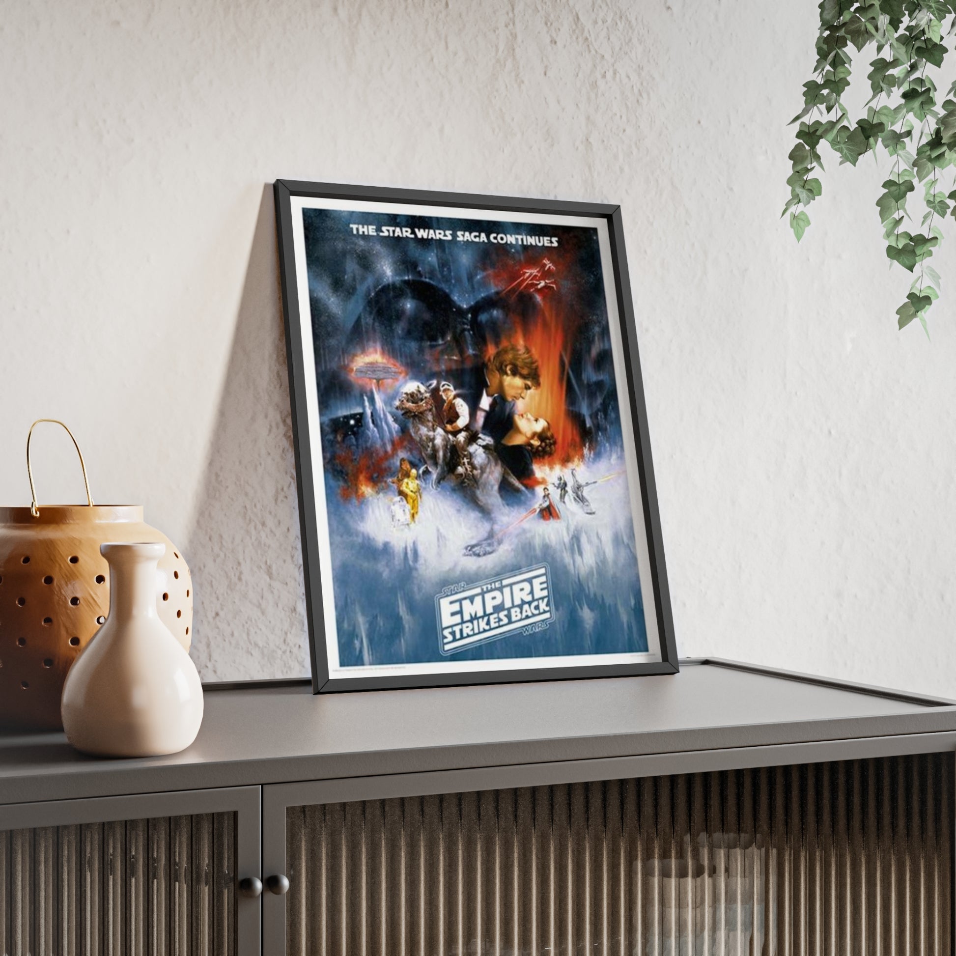Star Wars The Empire Strikes Back Star Wars poster lifestyle mockup