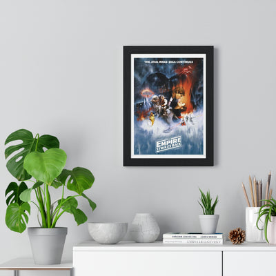 Star Wars The Empire Strikes Back Star Wars poster wall art mockup