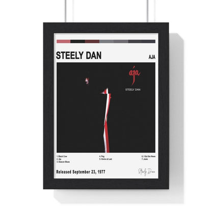 Steely Dan - Aja Album Cover Poster - Poster Kingz - A5 (unframed) - White - 