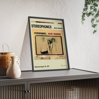 Stereophonics Album Cover Poster - Poster Kingz - A5 (unframed) - White - Maybe Tomorrow