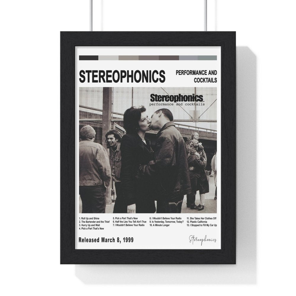 Stereophonics Album Cover Poster - Poster Kingz - A5 (unframed) - White - Performance Cockails