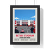 Stoke City Bet365 Stadium framed print black MDF frame